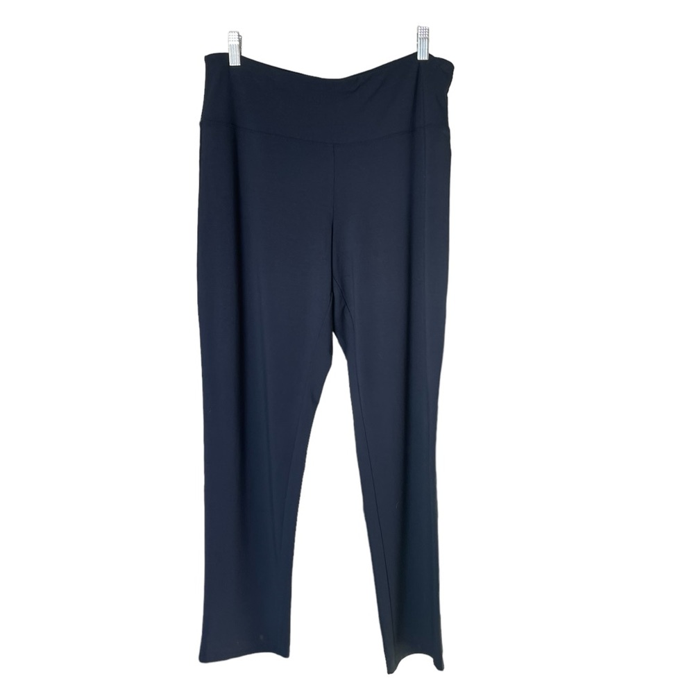 J.Jill Wearever Collection Pants Women Medium Smooth Fit Slim Leg Blue Legging
